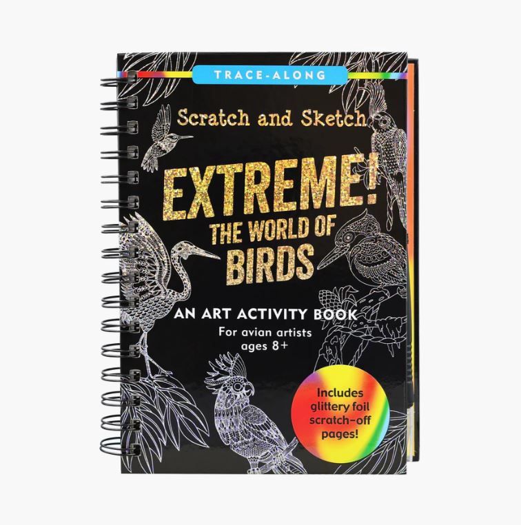 Scratch &amp; Sketch Book-Extreme World of Birds