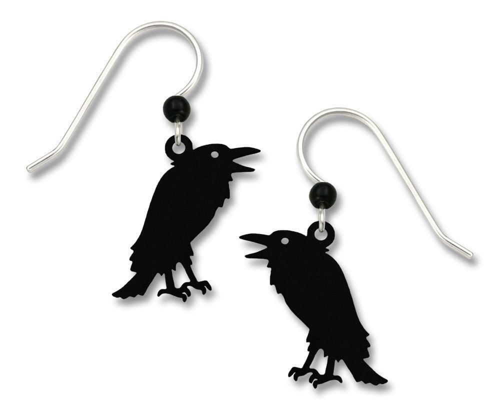 Raven Silhouette Earrings