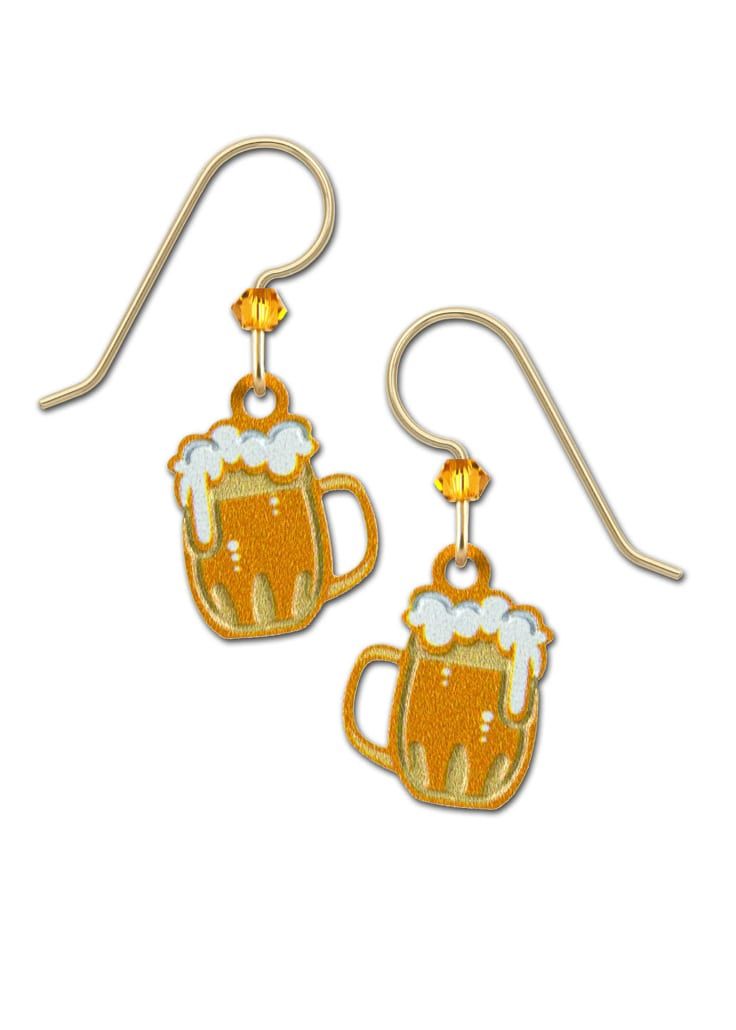 Beer Mug Earrings