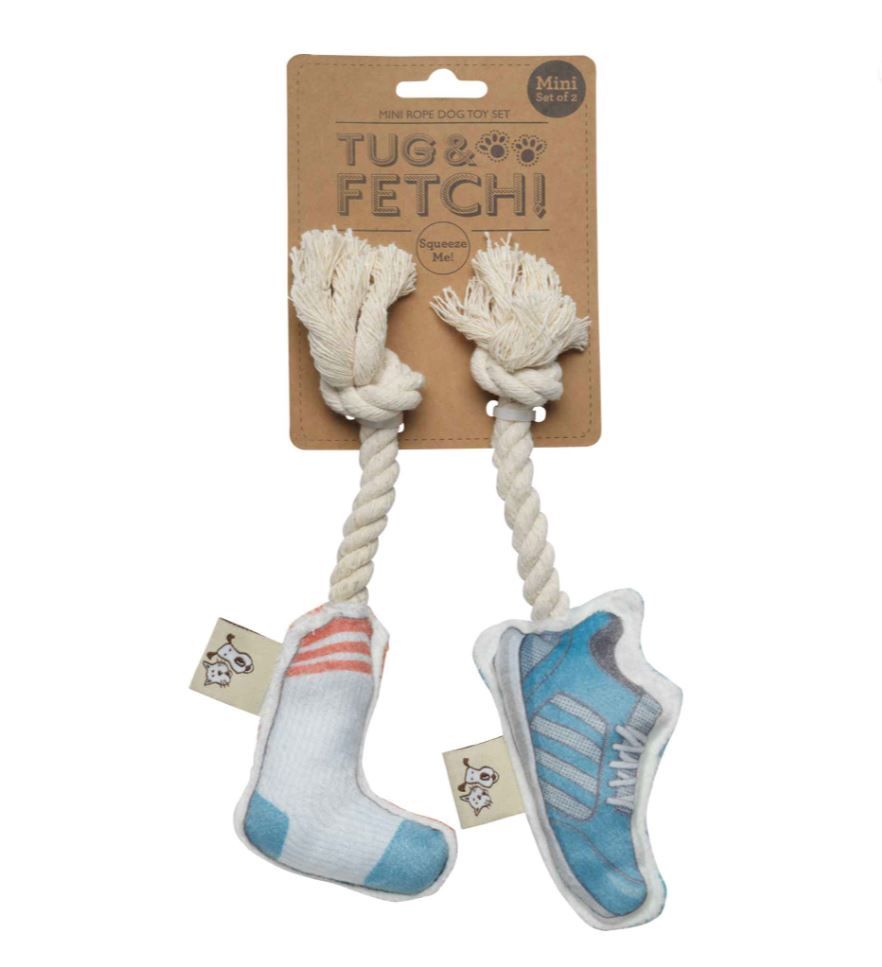 Mini Tug &amp; Fetch-Shoe &amp; Sock