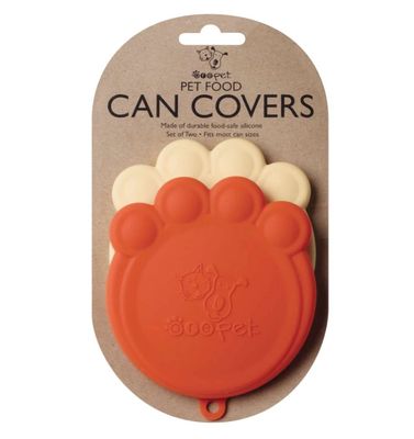 Paw Can Cover Set-Orange &amp; Cream