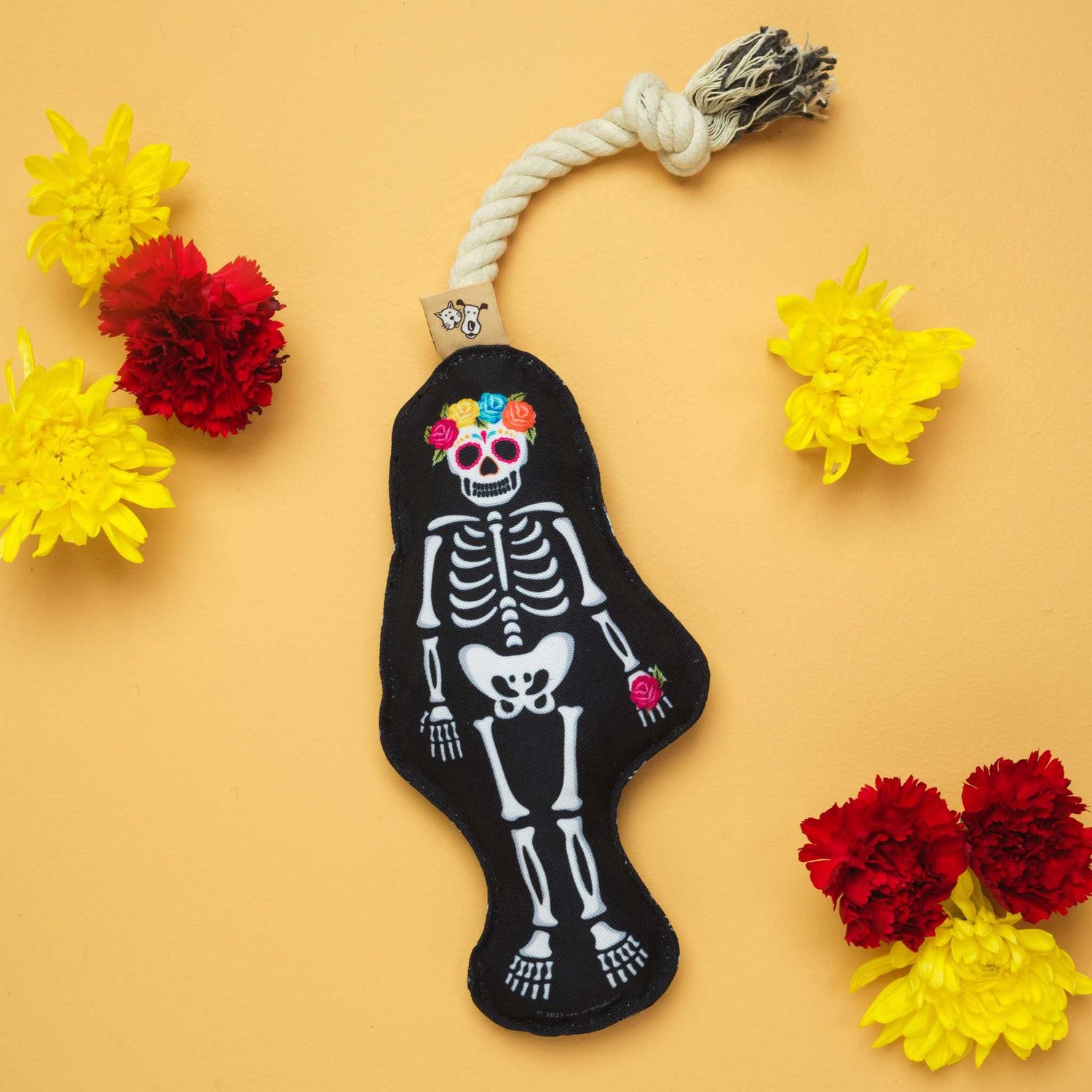 Rope Toy-Day of the Dead Skeleton