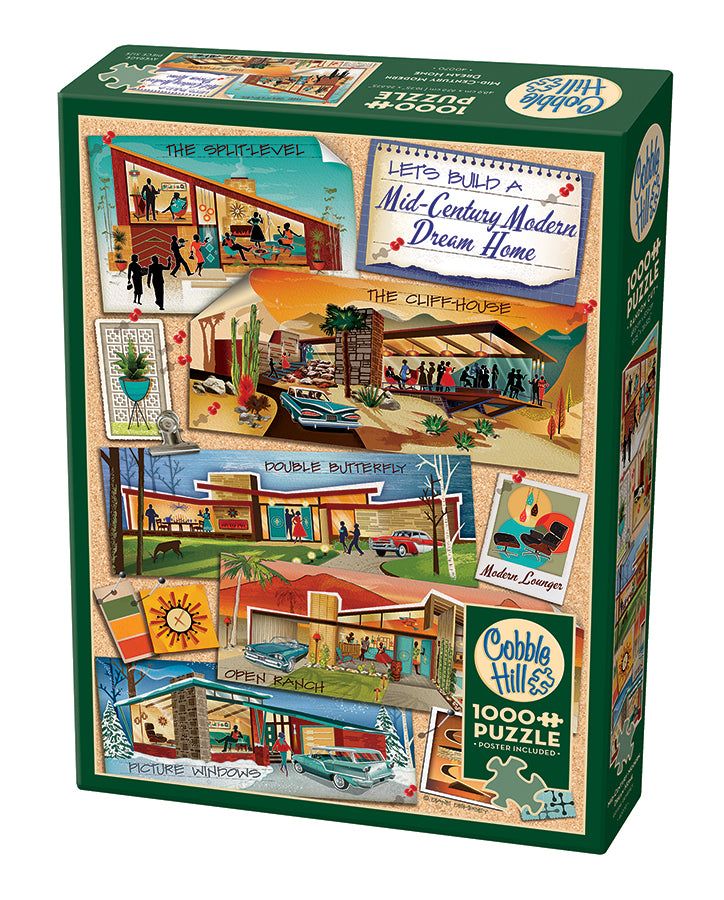 Puzzle-Mid-Century Modern Dream Home 1000 Piece