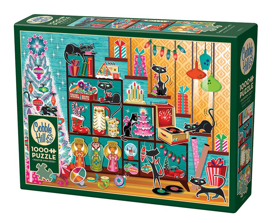 Puzzle-Christmas Cats 1000 Piece