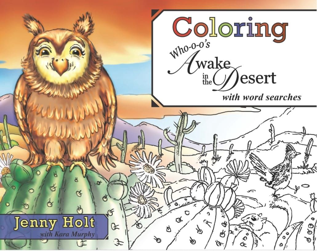 Who&#39;s Awake In The Desert Coloring Book