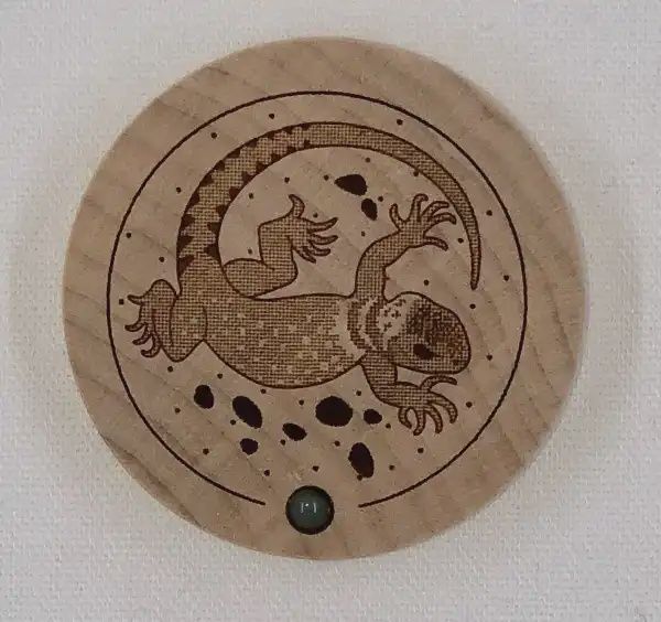 Lizard Wood Dreambox w/Aventurine