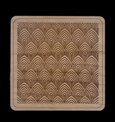 Art Deco Alder Coaster, S9