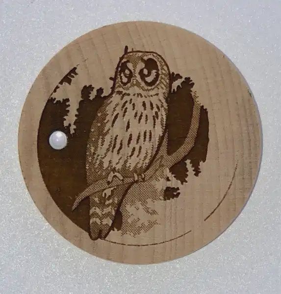 Owl Wood Dreambox w/Mother of Pearl