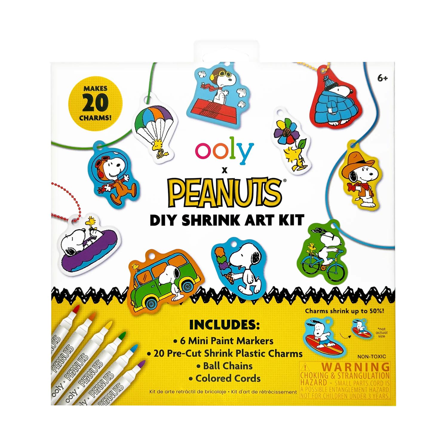 Peanuts D.I.Y. Shrink Art Kit