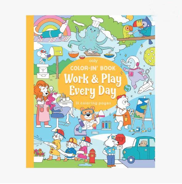 Color-in&#39; Books - Work &amp; Play (d)
