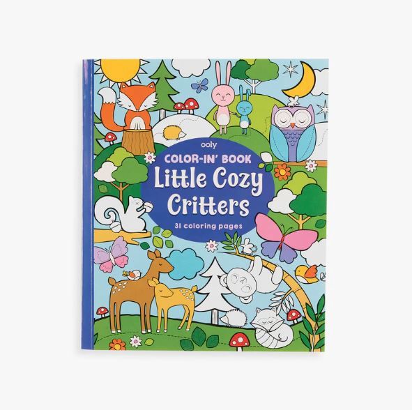 Color-in&#39; Books - Little Cozy Critters