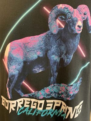 Metalhead Bighorn Sheep - Adult Mineral Wash Tee