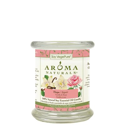 Hope Glass Pillar Candle-Medium