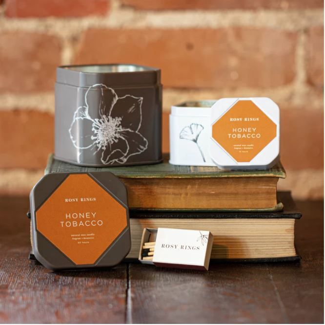 Travel Tin Candle &amp; Match Box