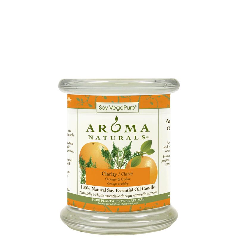 Clarity Glass Pillar Candle-Medium