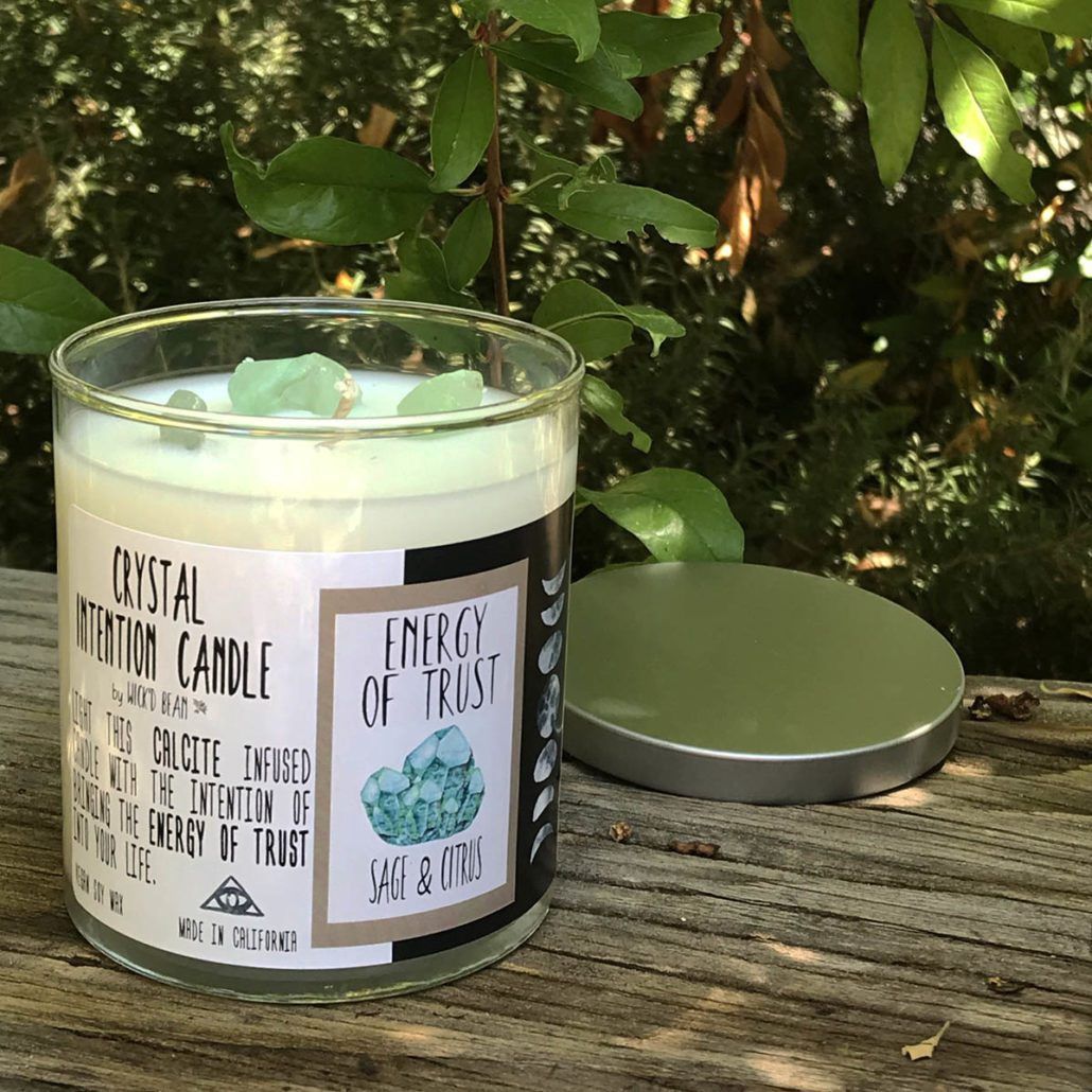 Intention Candle-Energy of Trust-Sage &amp; Citrus