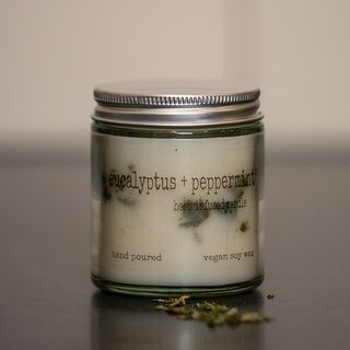 Eucalyptus &amp; Peppermint Herb Candle