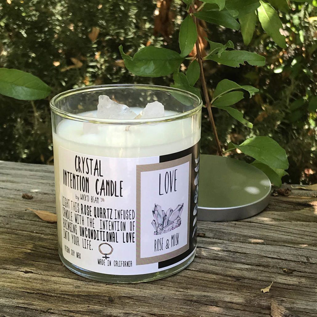 Intention Candle-Love-Rosemary &amp; Musk
