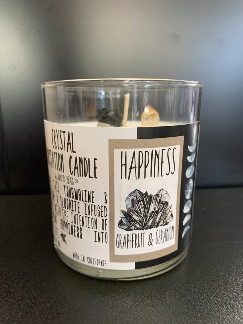 Intention Candle-Happiness-Grapefruit &amp; Geranium