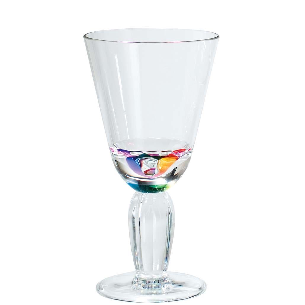Rainbow Diamond Wine Glass