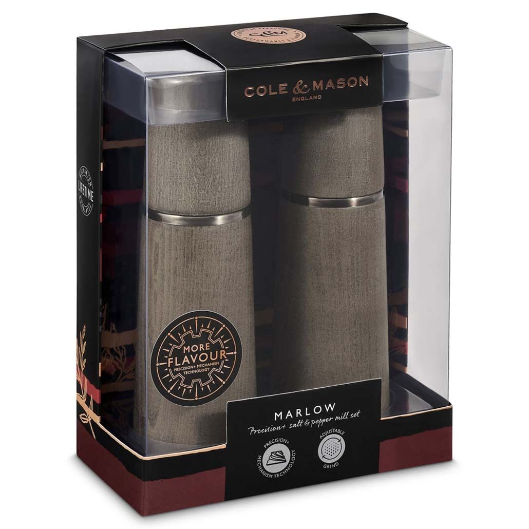 Marlow Dark Gray Wood Mill Gift Set