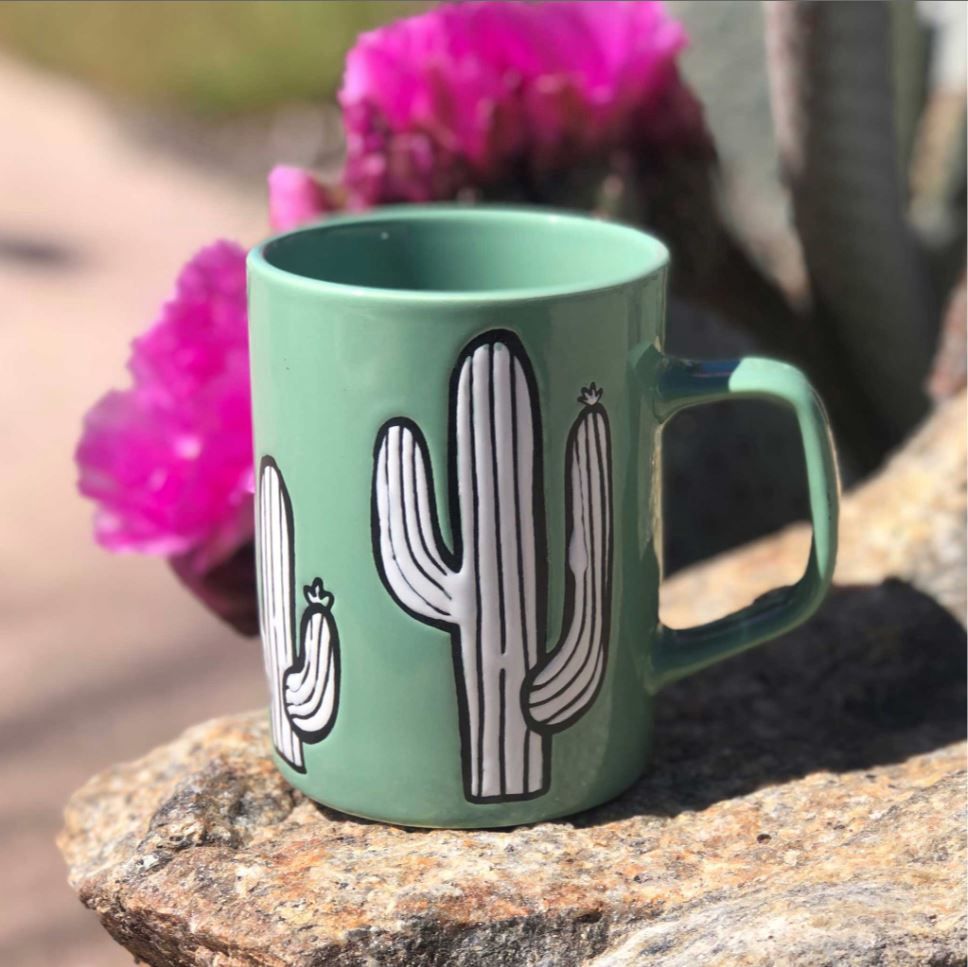 Cuppa Color Mug-Jade Cactus