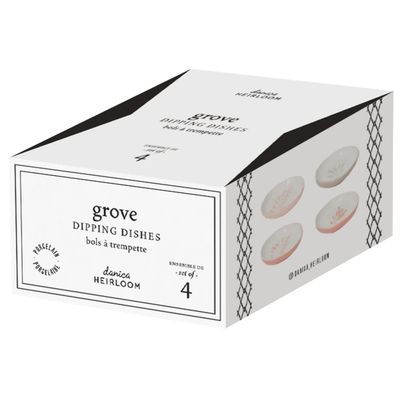 Grove Dipping Dishes Set of 4, Assorted