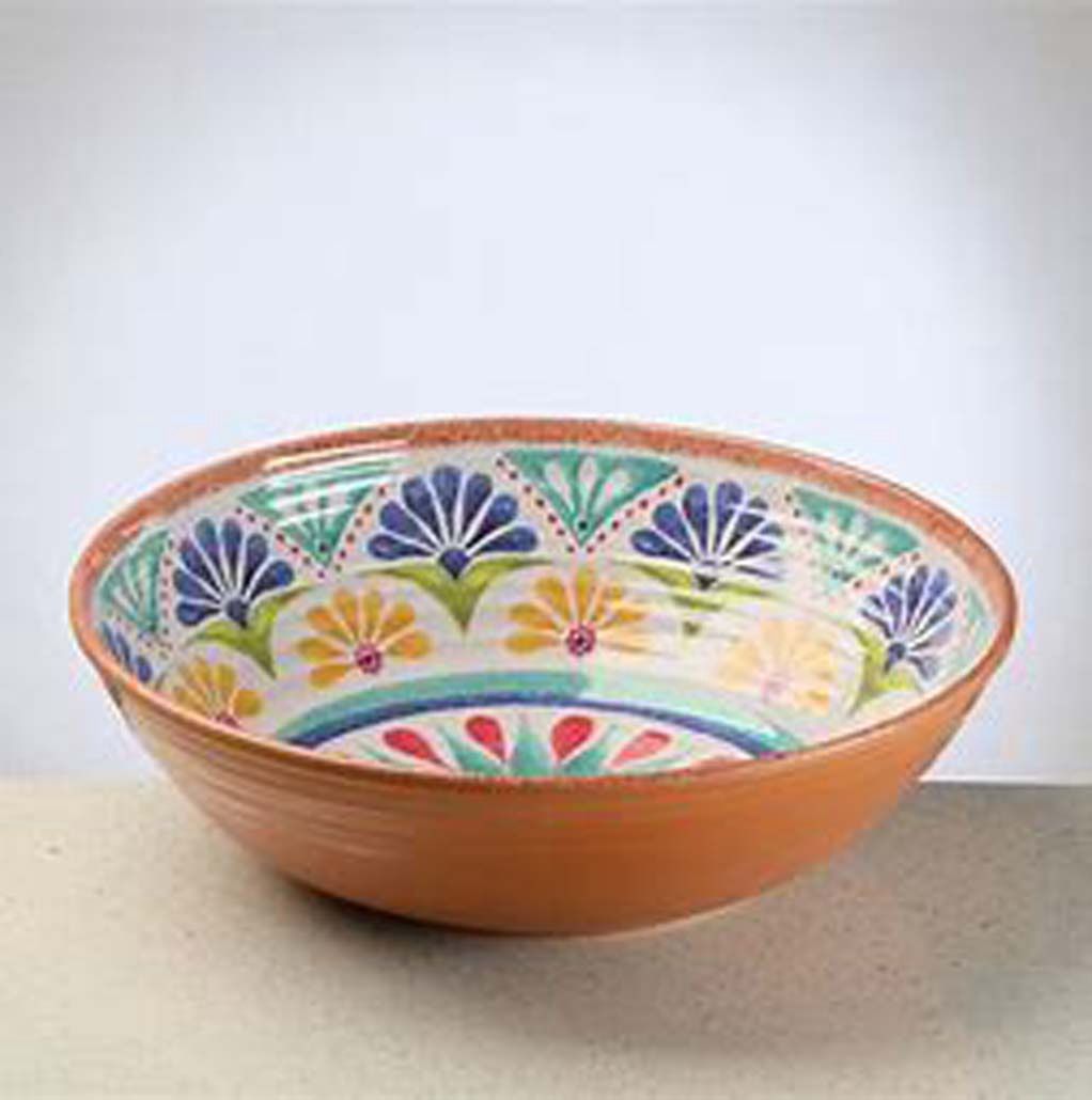 Rio Medallion Low Serve Bowl