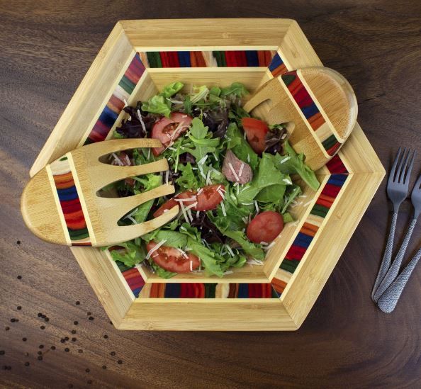 Baltique Salad Bowl with Hands