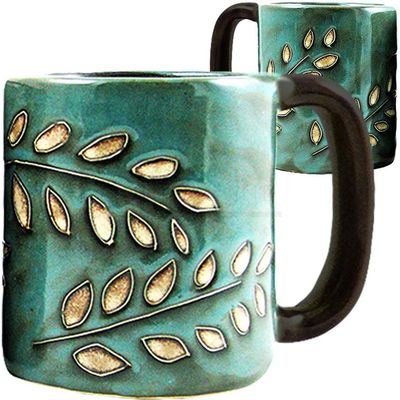 Mug, Mara Sage Leaves 16 Oz