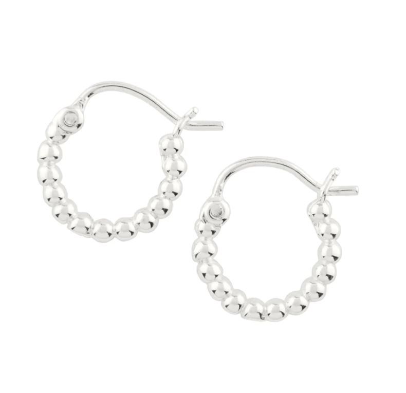 Bubble Pin &amp; Catch-Silver