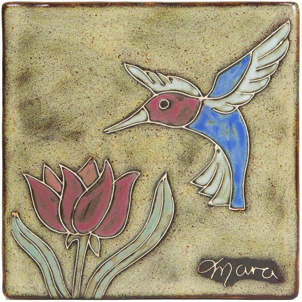 Tile/Trivet, 6x6 Hummingbirds