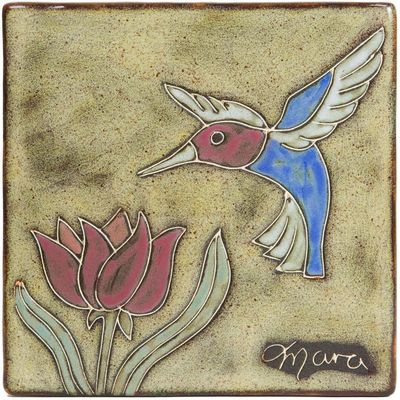 Tile/Trivet, 6x6 Hummingbirds