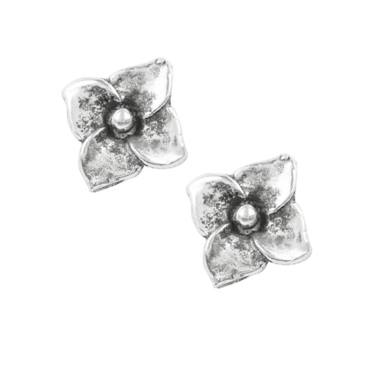 Poppy Flower Studs