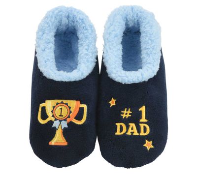 Men&#39;s #1 Dad Snoozie Slippers