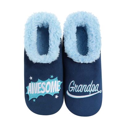 Men&#39;s Awesome Grandpa Snoozie Slippers