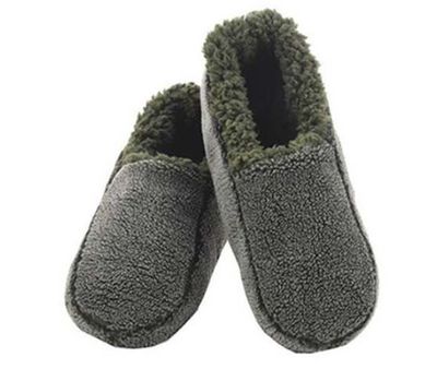 Men&#39;s Two Tone Collection Classic Snoozie Slippers-D