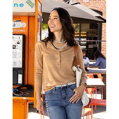 Amara Pointelle Sweater
