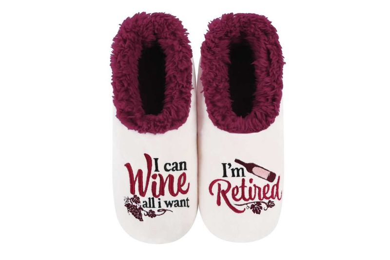 Women&#39;s I&#39;m Retired Snoozie Slippers