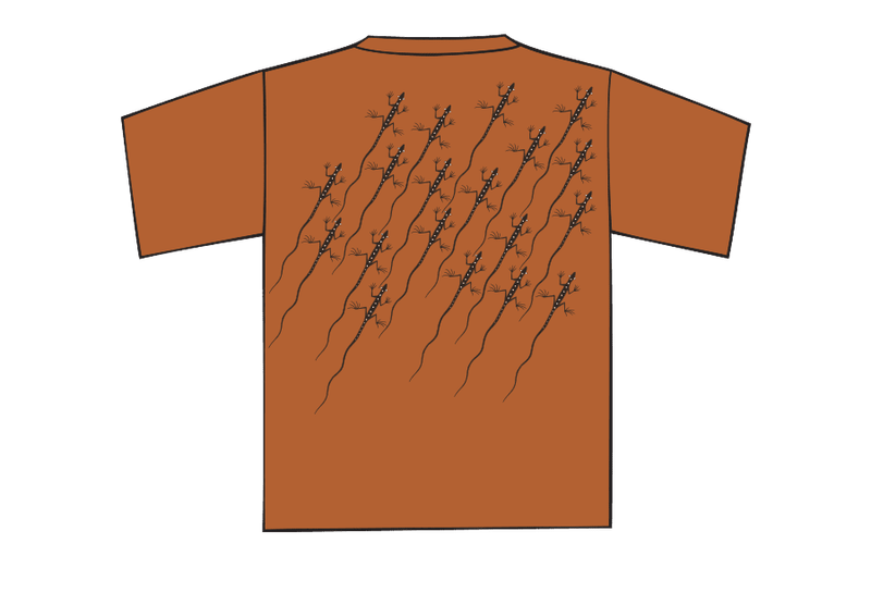 Sabaku Men's Short Sleeve T Shirt, Lizard Run