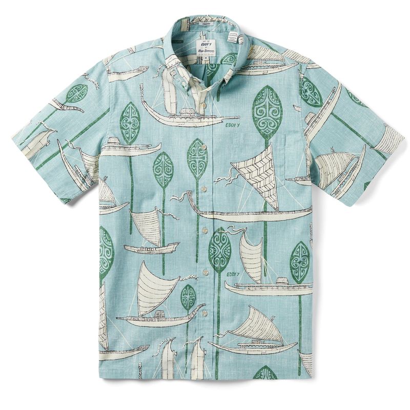 South Pacific Voyager - Button Front Men&#39;s Shirt