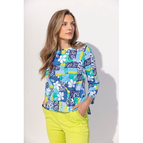 Island Hand Block Cotton Boxy Tee