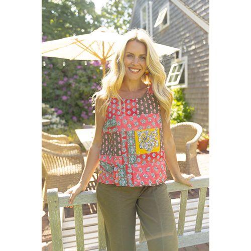 Regatta Rayon Paisley Buttonback Tank