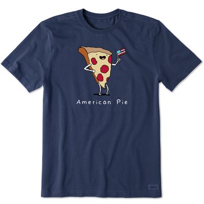 Men&#39;s American Pizza Pie SS Tee