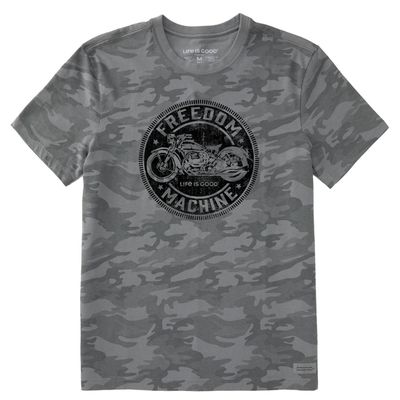 Men&#39;s Freedom Machine Motorcycle SS Tee