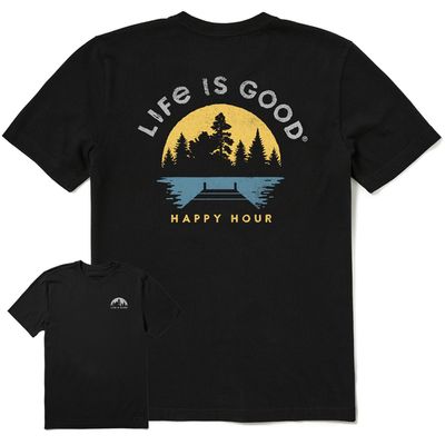 Men&#39;s Dockside Happy Hour Short Sleeve Tee Shirt
