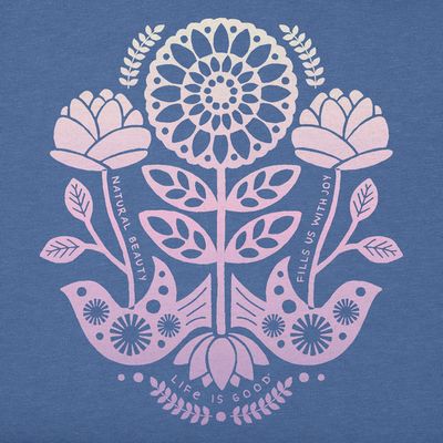 Life is Good Women's Nordic Mirror Natural Beauty Crusher Tee Shirt