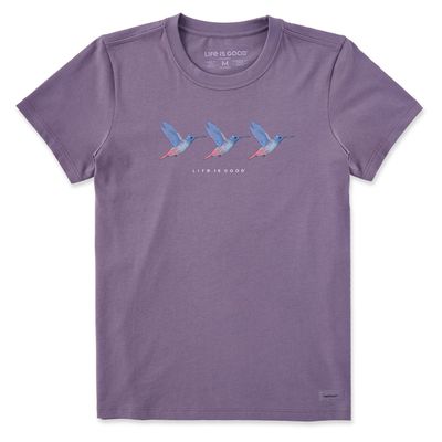 Women&#39;s Three Hummingbirds Short Sleeve Tee Shirt