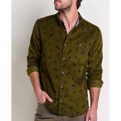 M&#39;s Scouter Cord LS Print Shirt