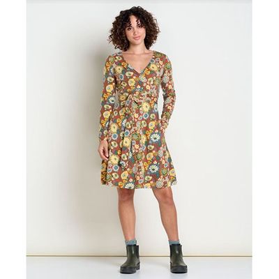 Cue Wrap LS Dress